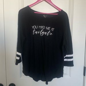 Black EST‎ 1946 Shirt You Has Me at Tailgate